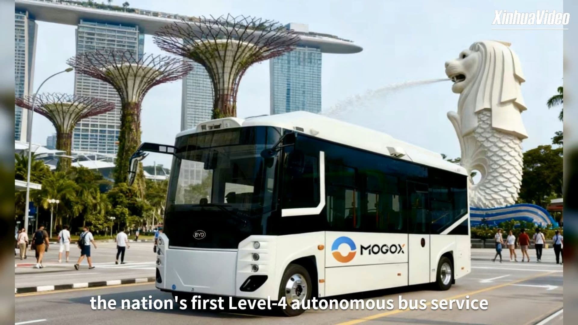 กลุ่มบริษัทจีนคว้าสัญญาจัดหา 'รถบัสไร้คนขับ' ระดับ 4 ในสิงคโปร์