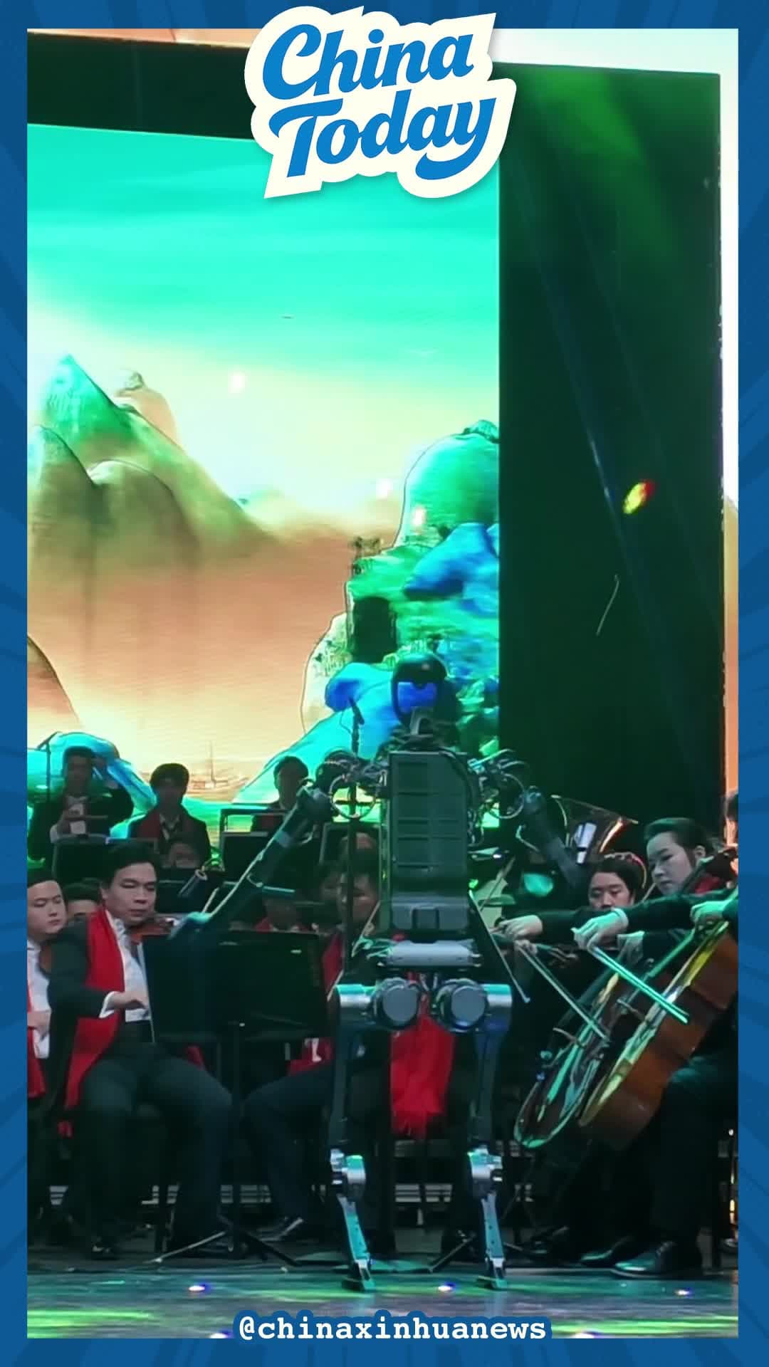 หุ่นยนต์ 'วาทยกร' นำวงออเคสตรา บรรเลงบทเพลงเขียนโดย AI