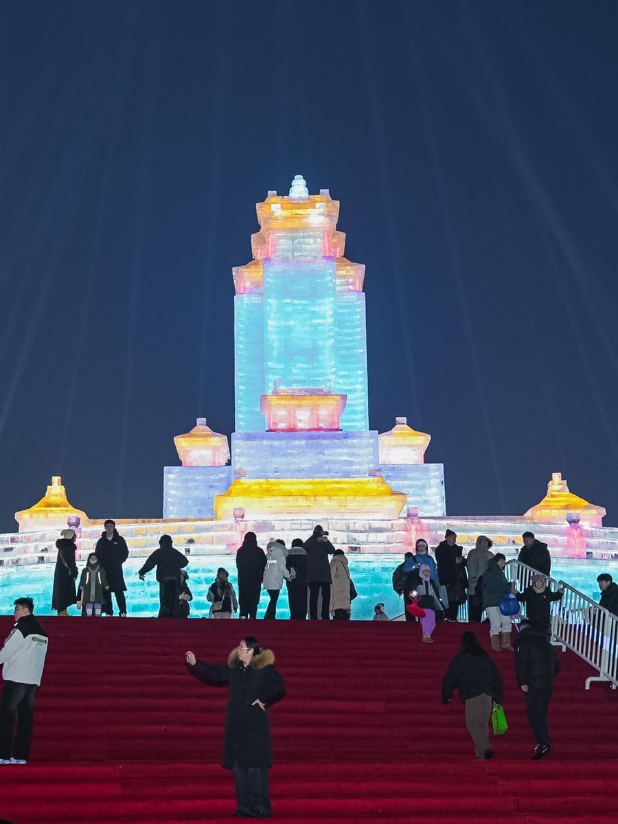 ฉางชุนเปิดเทศกาล 'ท่องเที่ยวน้ำแข็ง-หิมะ' กลางอากาศเย็นจับใจ