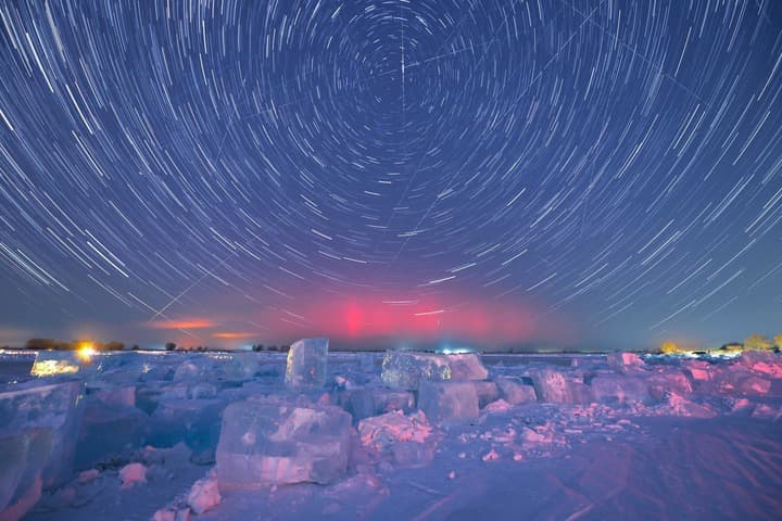 ตระการตา 'แสงเหนือ' แต้มสีสันท้องฟ้ามณฑลเหนือสุดของจีน