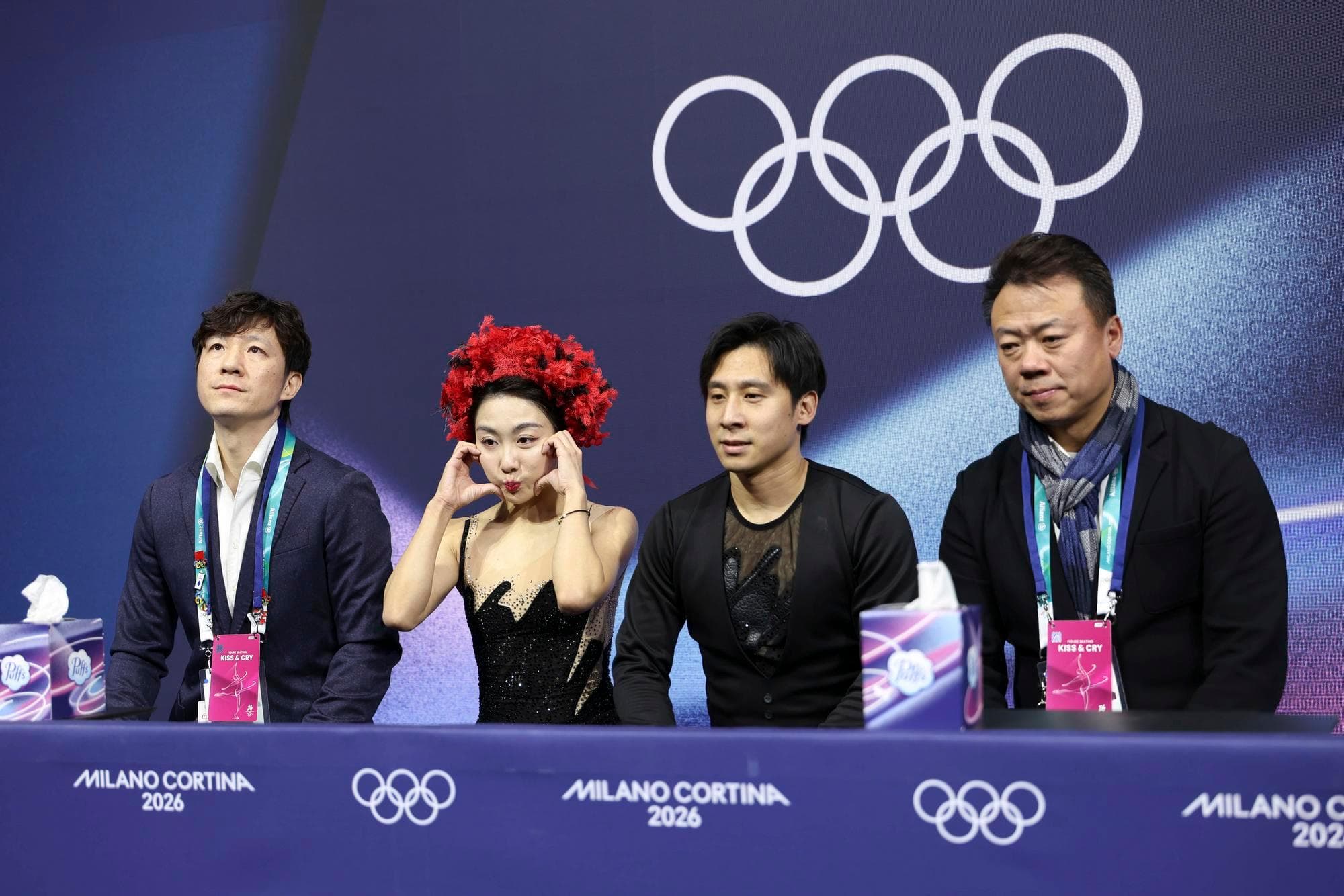 คู่หูสเก็ตลีลาทีมชาติจีน ครองอันดับ 6 สเก็ตรอบสั้น ในโอลิมปิก ฤดูหนาว