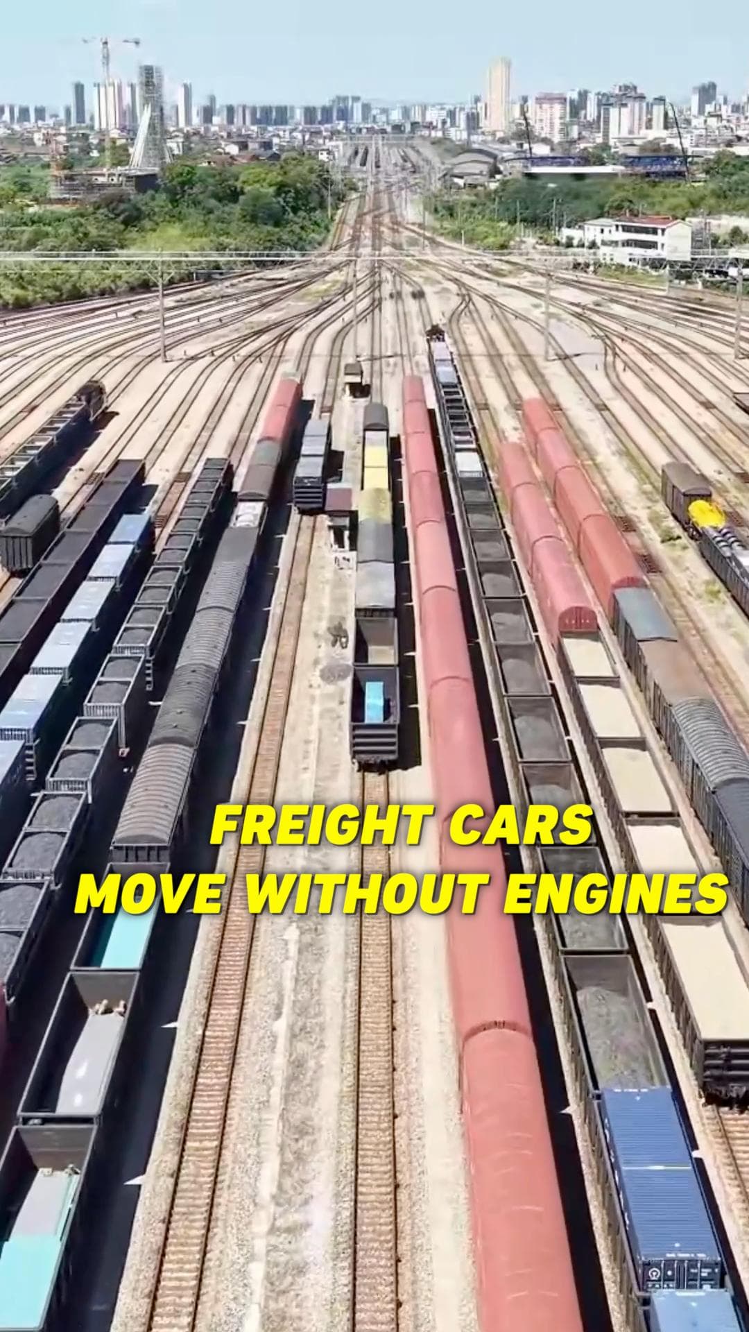 ไร้หัวจักรแต่ไม่ไร้ทิศทาง! ตู้รถไฟในเจียงซีวิ่งตามแรงโน้มถ่วง เข้าช่องอัตโนมัติ-แม่นยำ