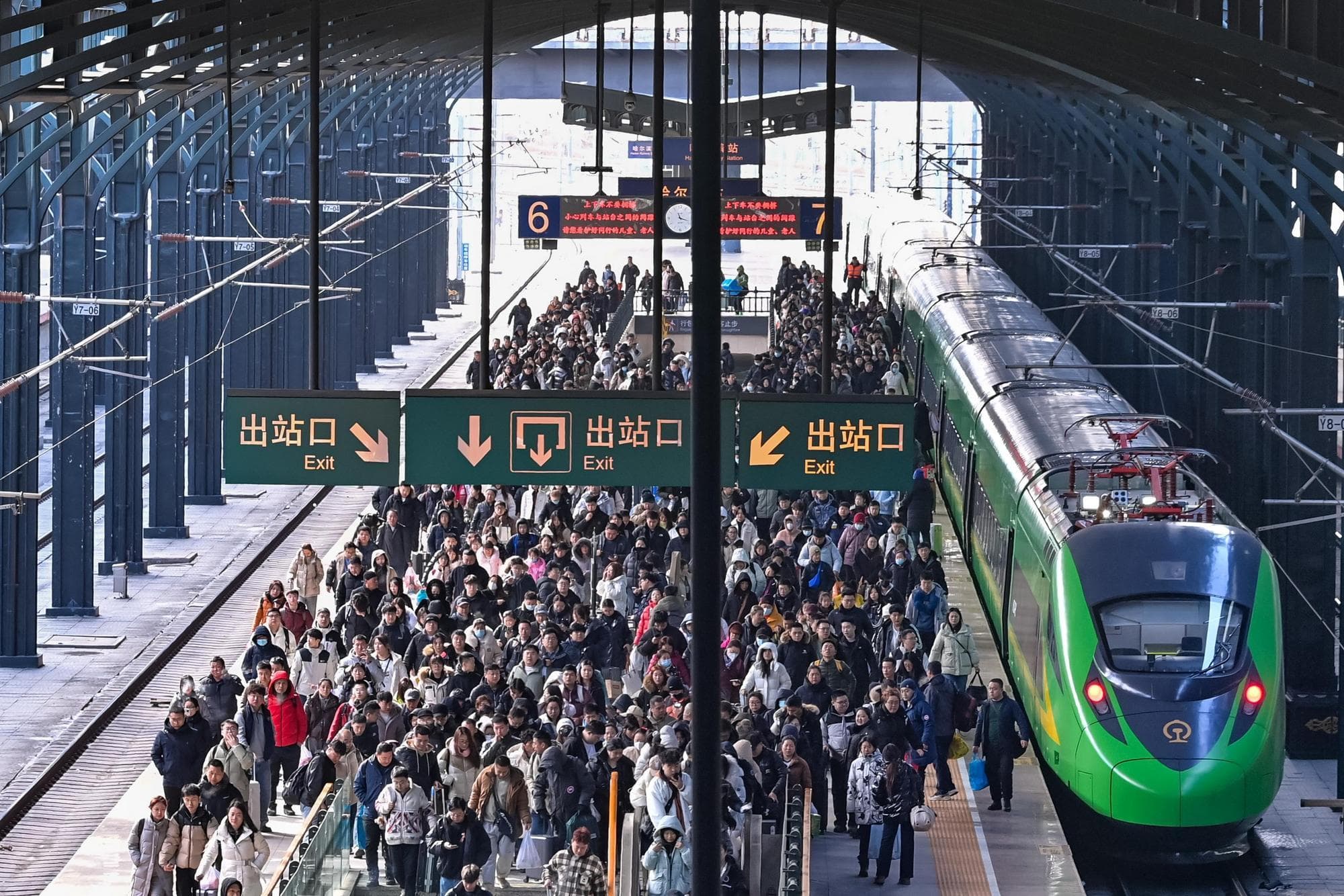 จีนเผยยอดโดยสาร ‘รถไฟ’ ช่วงหยุดตรุษจีน สูงแตะ 121 ล้านครั้ง